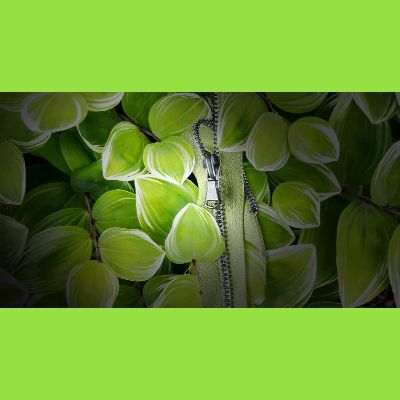 Recycled Zipper